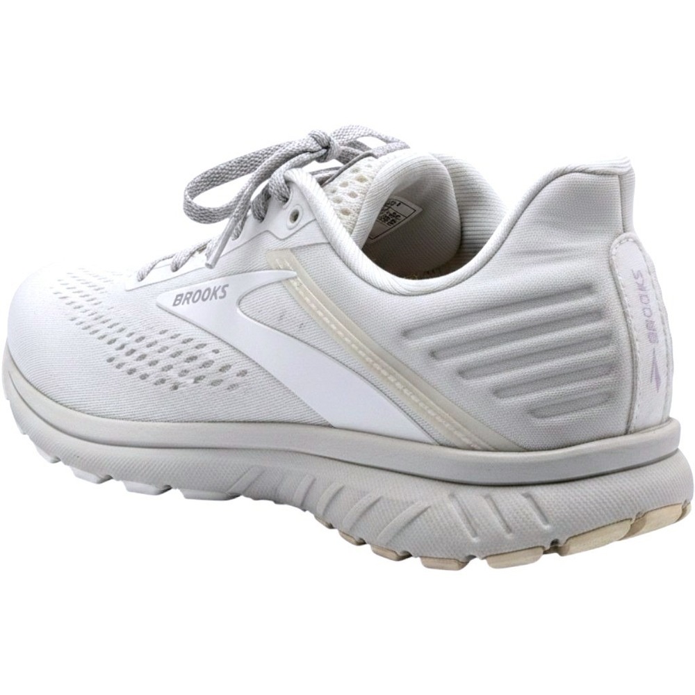 Brooks Ghost 14 Running Shoes Womens 5.5 Grey White Mesh Sneakers 1203651B174 - Picture 5 of 9